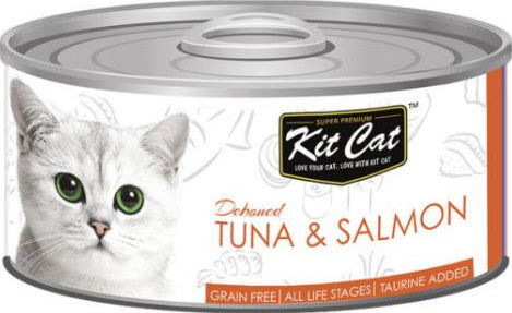 Kit Cat Deboned Tuna & Salmon in Jelly (24 cans)